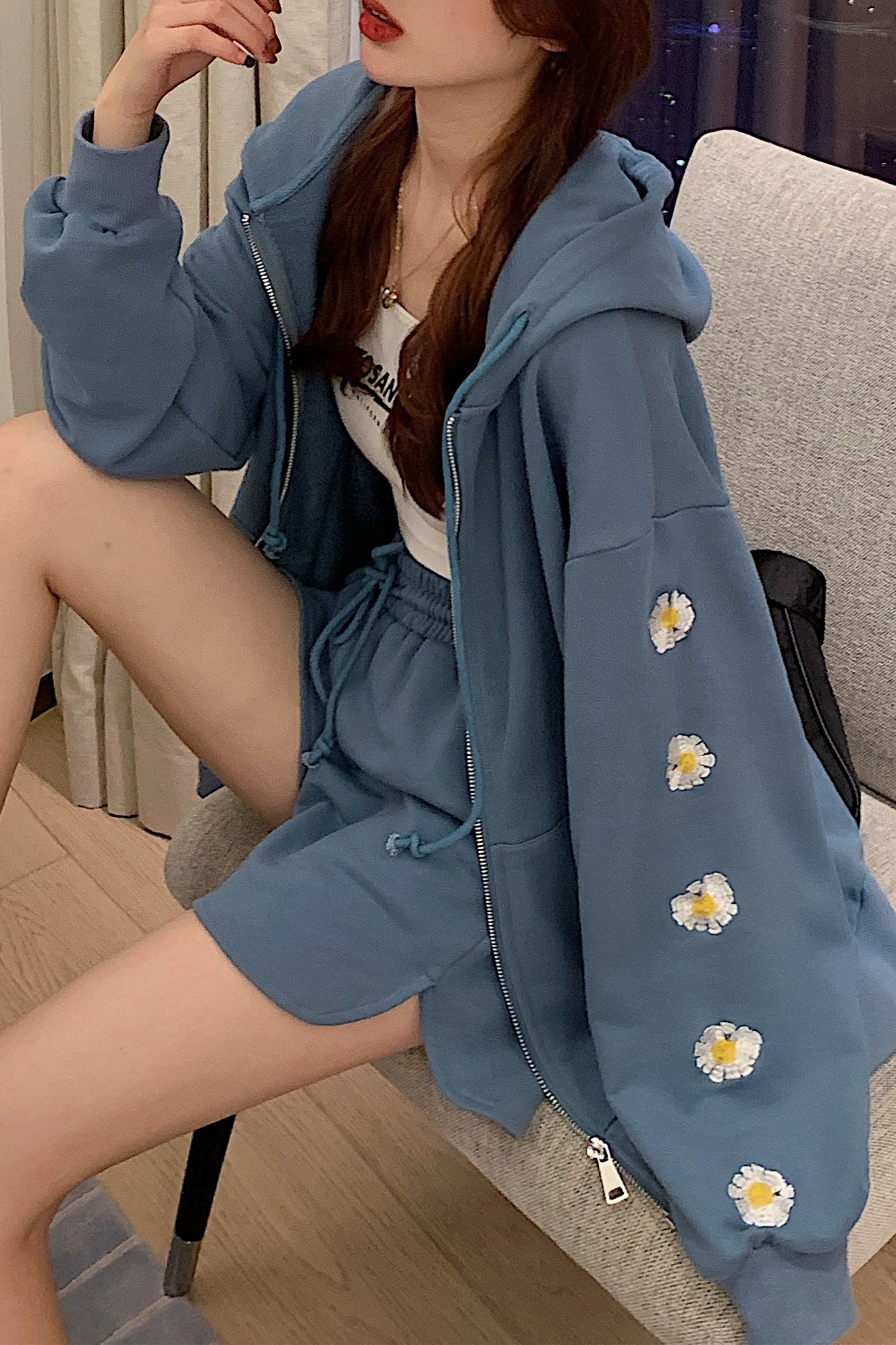 激安通販販売DAISY LOVERS ニットベスト ノースリーブパーカー Y2K